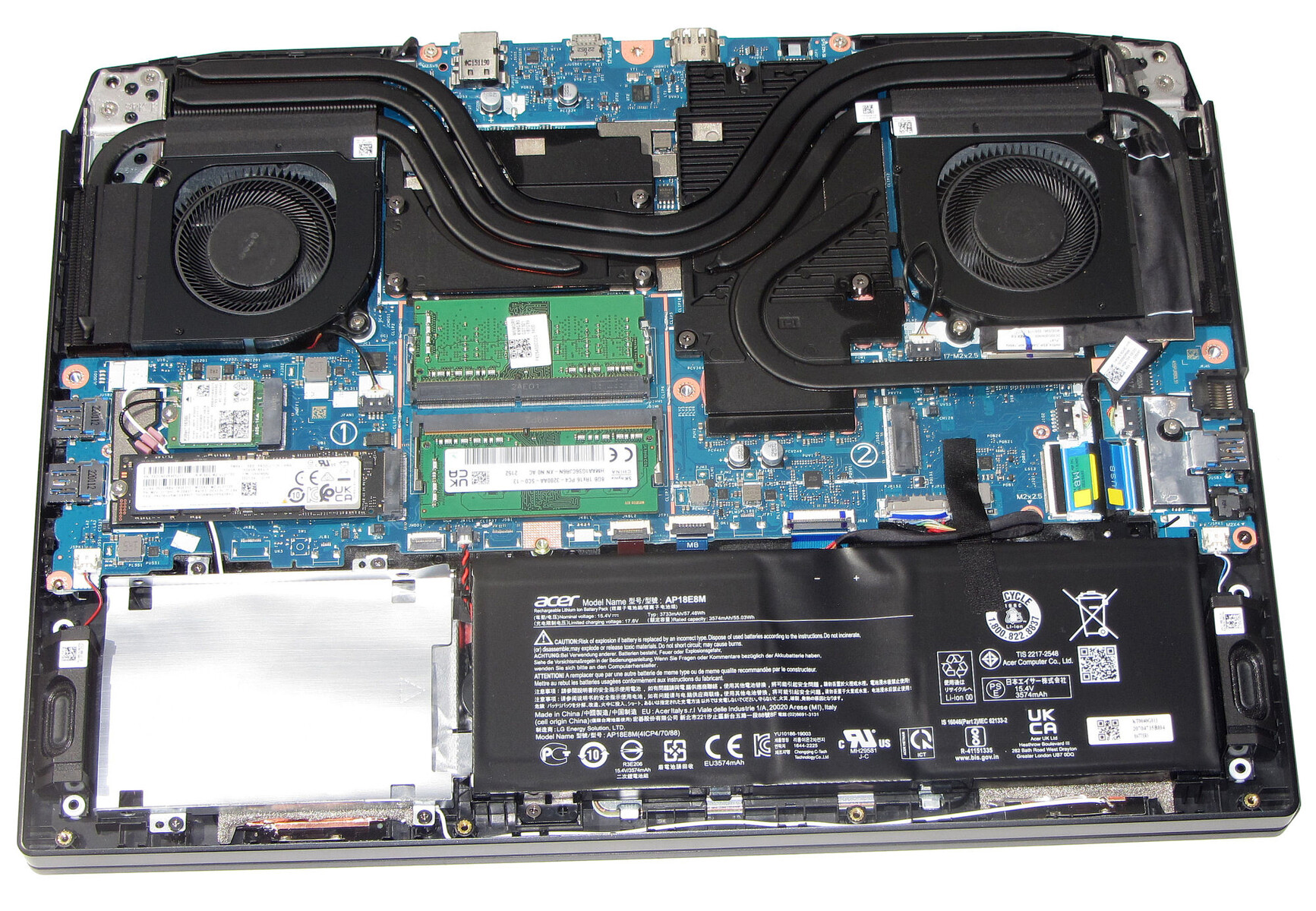 How to replace and fix ACER An515-58 AN515-46 AN515-55 165hz 40pin 0.5mm LED DC02C00WN00 50.QFJN2.007 LCD Cable (Acer Nitro 5 AN515-58-72QR)